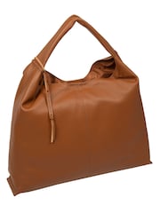 Cultured London Brown 'Aspen' Leather Tote Bag - Image 6 of 7
