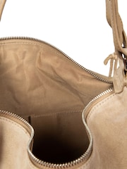 Cultured London Natural Harmony Suede Leather Tote Bag - Image 7 of 8