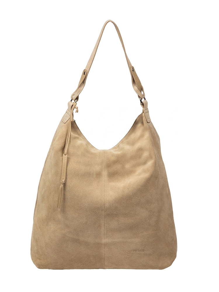 Cultured London Natural Harmony Suede Leather Tote Bag - Image 8 of 8 Cultured London Natural Harmony Suede Leather Tote Bag - Image 8 of 8