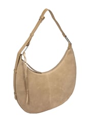 Cultured London Natural 'Kacey' Suede & Leather Shoulder Bag - Image 7 of 7