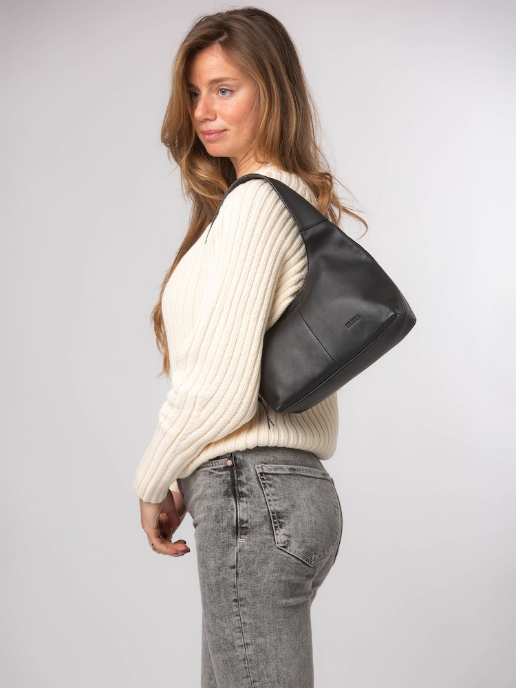 Cultured London Black Phoenix Leather Grab Bag - Image 1 of 7