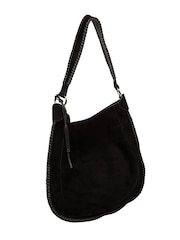 Cultured London Black 'Bonnie' Leather Shoulder Bag - Image 4 of 6
