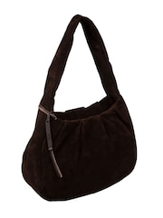 Cultured London Chocolate Brown 'Beatriz' Suede Handbag - Image 5 of 6