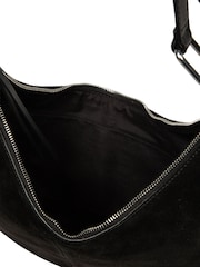 Cultured London Black 'Kacey' Suede & Leather Shoulder Bag - Image 7 of 7
