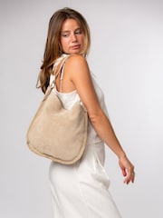 Cultured London Natural 'Bonnie' Leather Shoulder Bag - Image 1 of 7