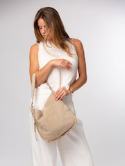 Cultured London Natural 'Bonnie' Leather Shoulder Bag - Image 2 of 7