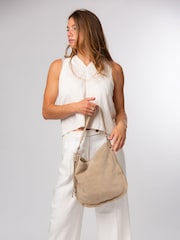Cultured London Natural 'Bonnie' Leather Shoulder Bag - Image 3 of 7
