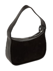 Cultured London Black 'Ciara' Suede & Leather Grab Bag - Image 5 of 8