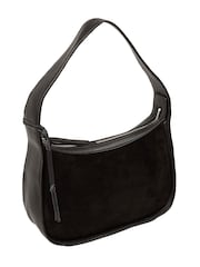 Cultured London Black 'Ciara' Suede & Leather Grab Bag - Image 7 of 8