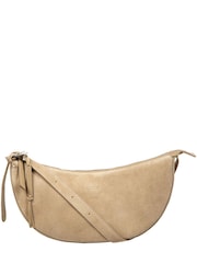 Cultured London Natural 'Carine' Suede Cross Body Bag - Image 3 of 7