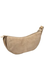 Cultured London Natural 'Carine' Suede Cross Body Bag - Image 4 of 7
