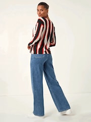 Jersey de punto con estampado Roman Print de ondas - Imagen 3 de 4