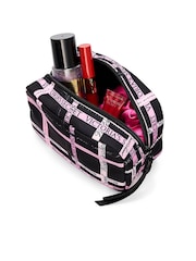 Victoria's Secret Black and Pink Ribbon Make Up Bag - Image 3 of 3