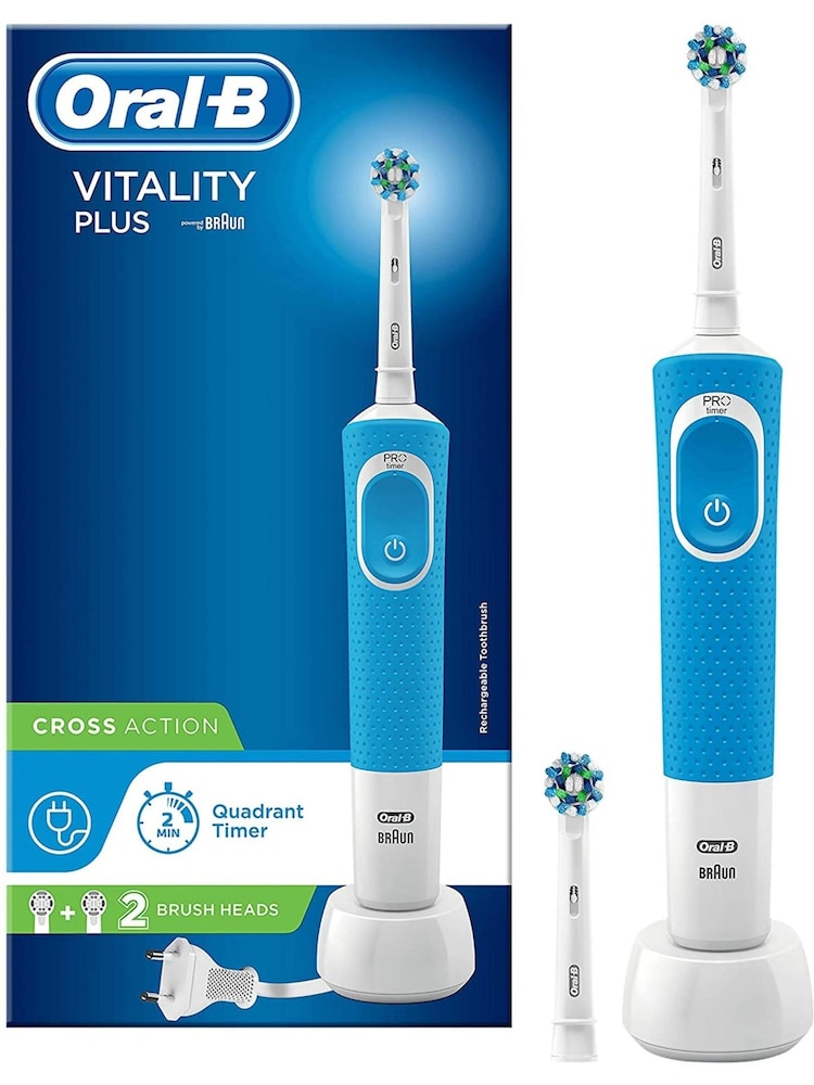 Oral-B Vitality Plus CrossAction Rechargeable Electric Toothbrush - Image 1 of 1