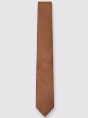 Ted Baker Tailoring Mocha Silk Twill Tie - صورة 1 من 2