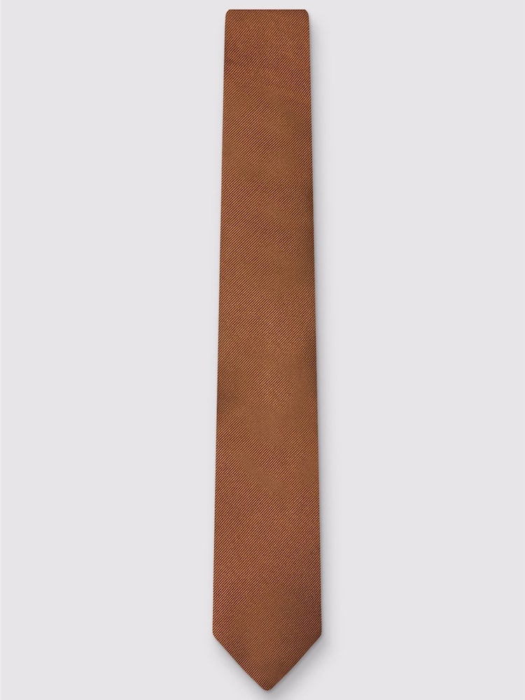 Ted Baker Tailoring Mocha Silk Twill Tie - صورة 1 من 2