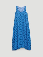 Hush Blue Ziva Printed Panel Maxi Dress - Image 5 of 5