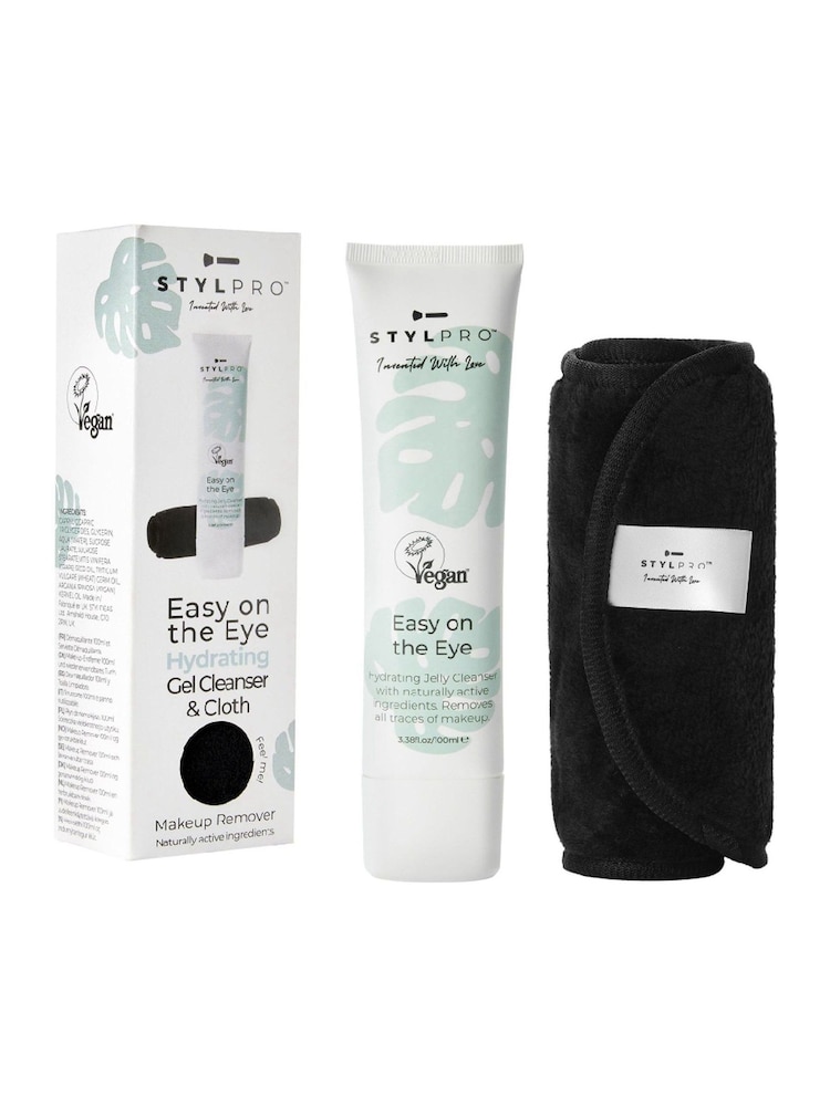 Stylpro Easy On The Eye Makeup Remover Gel and Cloth - Image 2 of 3