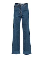 Blau - Long Tall Sally Bea Jeans mit weitem Beinschnitt - Bild 2 von 2
