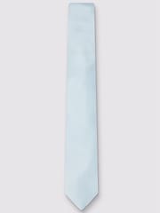 Ted Baker Tailoring Dusky Blue Silk Twill Tie - Bild 1 av 2