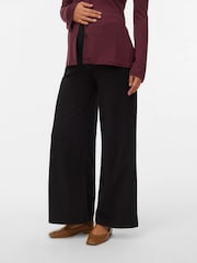 Mamalicious Maternity High Waisted Jersey Trousers - Bild 1 von 3