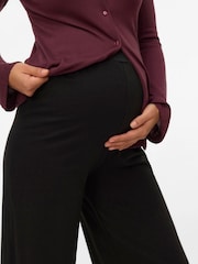 Mamalicious Maternity High Waisted Jersey Trousers - Bild 2 von 3