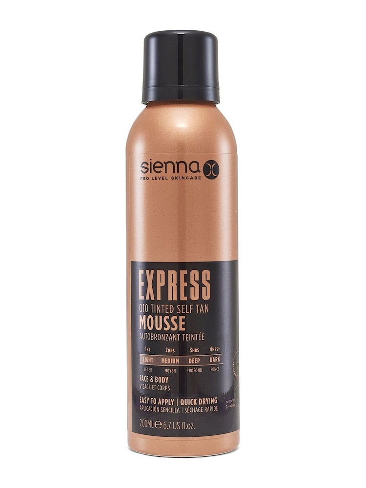 Sienna X EXPRESS Q10 Self Tan Tinted Mousse -  200ml - Image 1 of 3