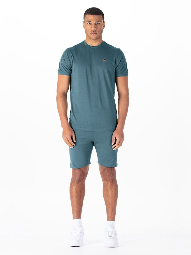 Luke 1977 Blue T-Shirt And Shorts Set - Image 1 of 6