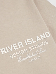 River Island Blue Branded Back Print T-Shirt 3 Pack - Image 2 of 3