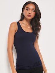 Lipsy Navy Long Line Vest Top - Image 4 of 4