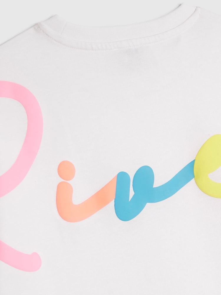 River Island RiverロゴTシャツ＆サイクルショートパンツセット - 画像 5 / 5