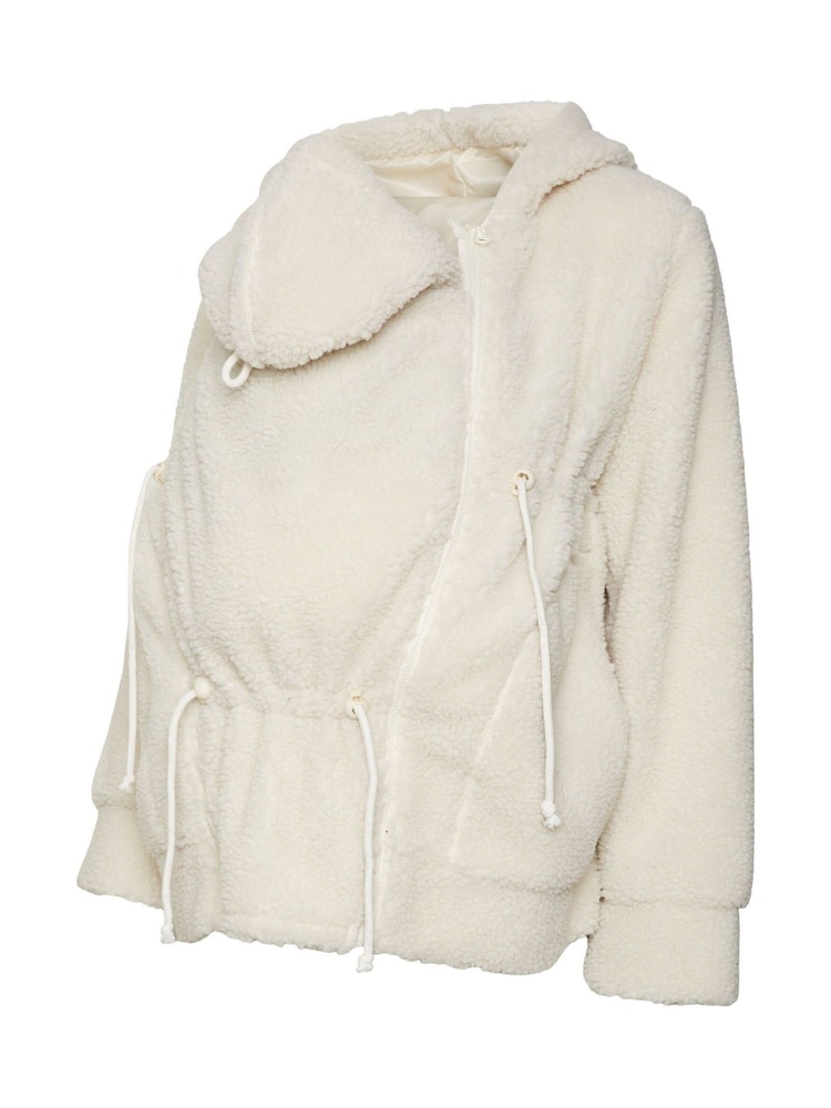 Mamalicious Maternity 3-in-1 Teddy Jacket with Removable Front - Bilde 7 av 7