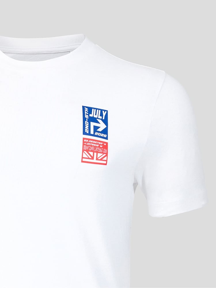 Castore White Silverstone T-Shirt - Image 4 of 4