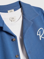Conjunto de camisa y pantalón corto con logo de River Island 3 Piece - Imagen 4 de 5