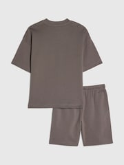 River Island River Varsity T-Shirt & Shorts Set - Bild 3 von 5