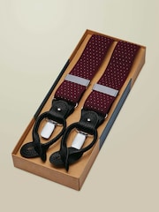 Charles Tyrwhitt Wine/white Spot Combination Bra - Image 1 of 1