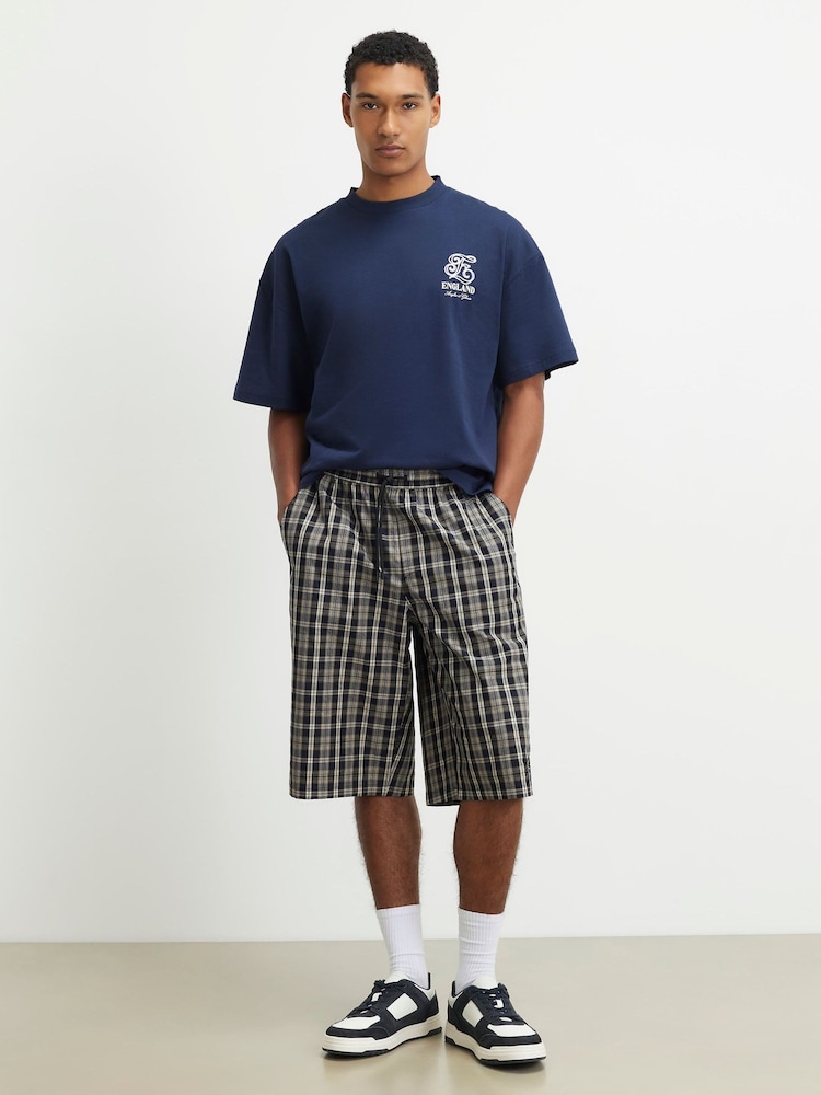 River Island Blue Oversized England T-Shirt - Image 2 of 4