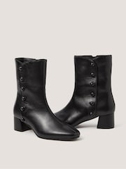 Monsoon Hettie Leather Ankle Boots - Bild 1 von 3