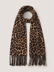 Monsoon Ginny Leopard басылған шарфы - 1суретінің 1 суреті
