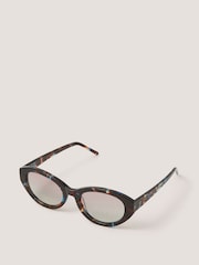 Gafas de sol ovaladas Monsoon de acetato con montura de carey - Imagen 1 de 3