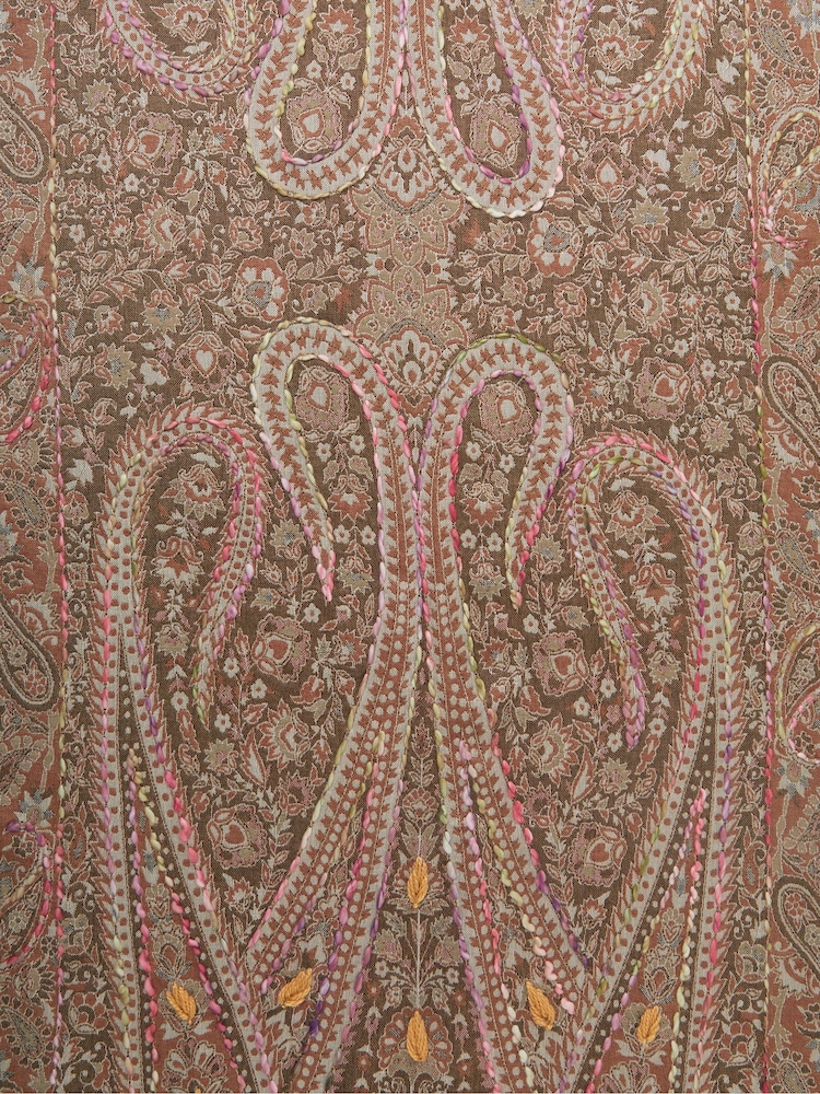 Monsoon Katia Paisley Embroidered Scarf - Imaginea 2 din 3