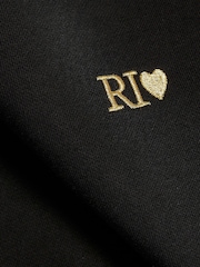 Schwarz - River Island Split Back Logo Sweatshirt & Leggings Set - Bild 4 von 5