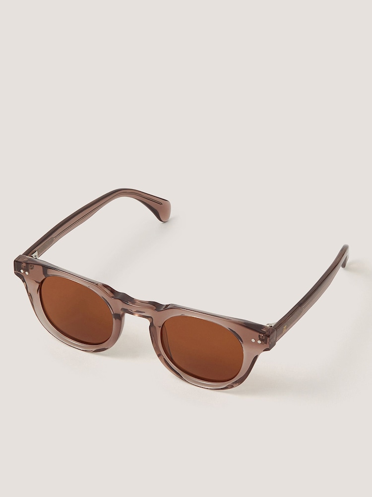 Monsoon Purple Acetate Preppy Sunglasses - Image 1 of 3