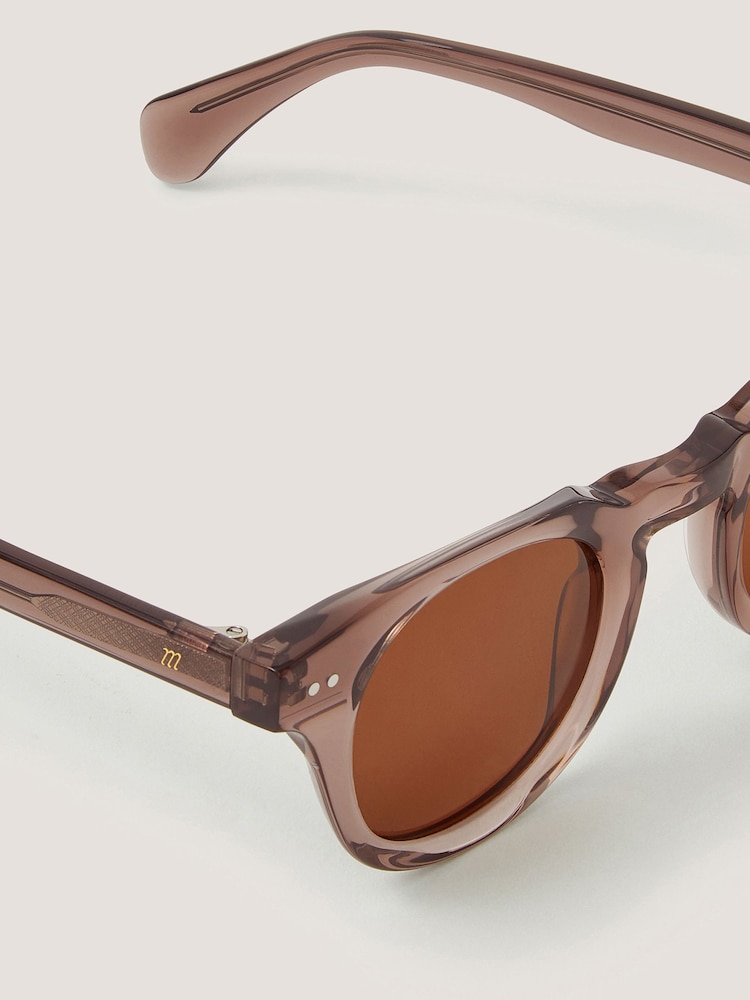 Monsoon Purple Acetate Preppy Sunglasses - Image 2 of 3