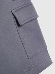 River Island Blue River Varsity Polo Shirt & Shorts Set - Image 5 of 5