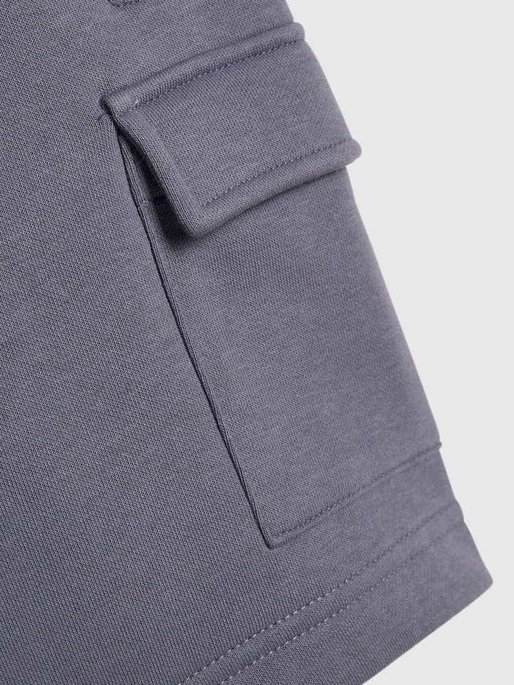 River Island Blue River Varsity Polo Shirt & Shorts Set - Image 5 of 5