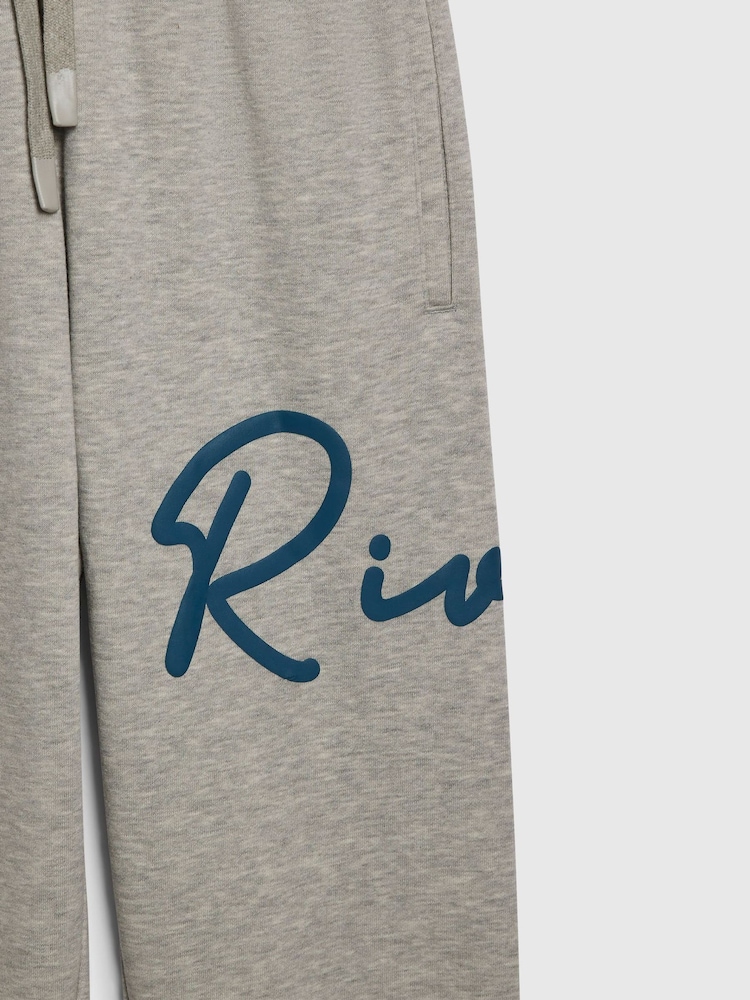 River Island River Logo Hoodie & Jogger Set - 5şəkildən 5 şəkil