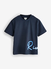 River Island Blue River Logo Regular Fit T-Shirt 2 Pack - Image 2 of 3