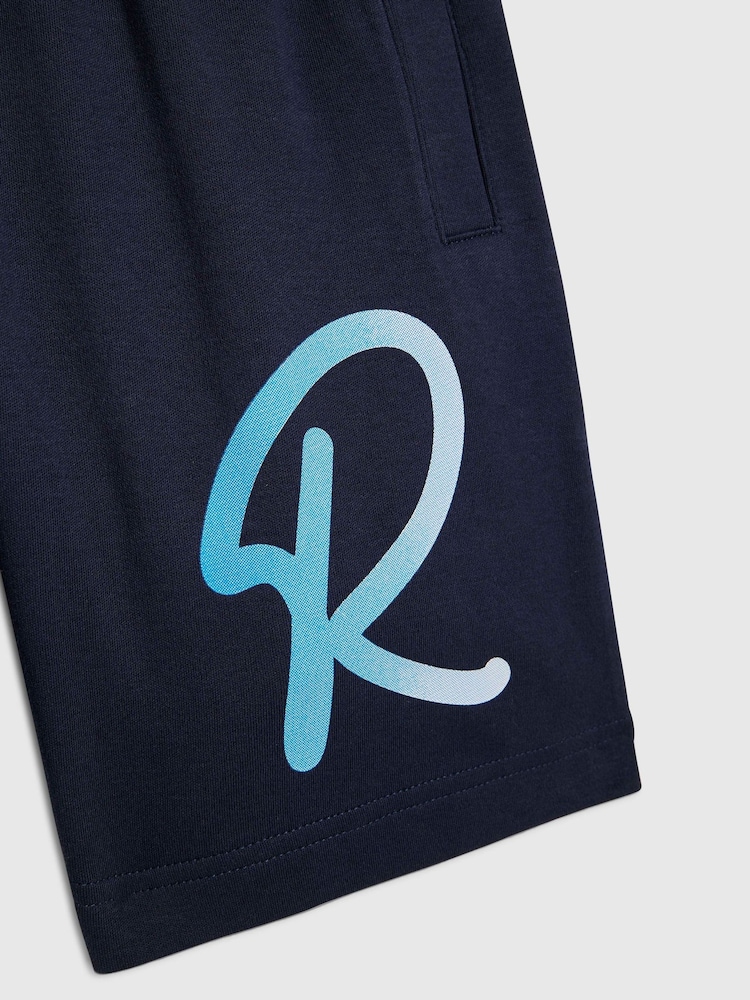 River Island Blue River Logo Vest & Short Set - Image 5 of 5