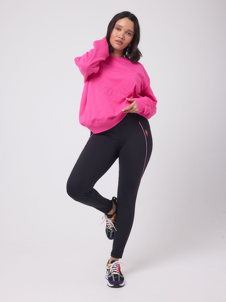 SCAMP & DUDE Black Full Length Active Leggings with Pockets - Image 1 of 4 SCAMP & DUDE Black Full Length Active Leggings with Pockets - Image 1 of 4